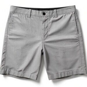J.Crew Gray Chino Shorts Flat Front Cotton Mens 34